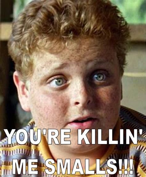 movie sandlot quotes|you're killing me smalls quote.